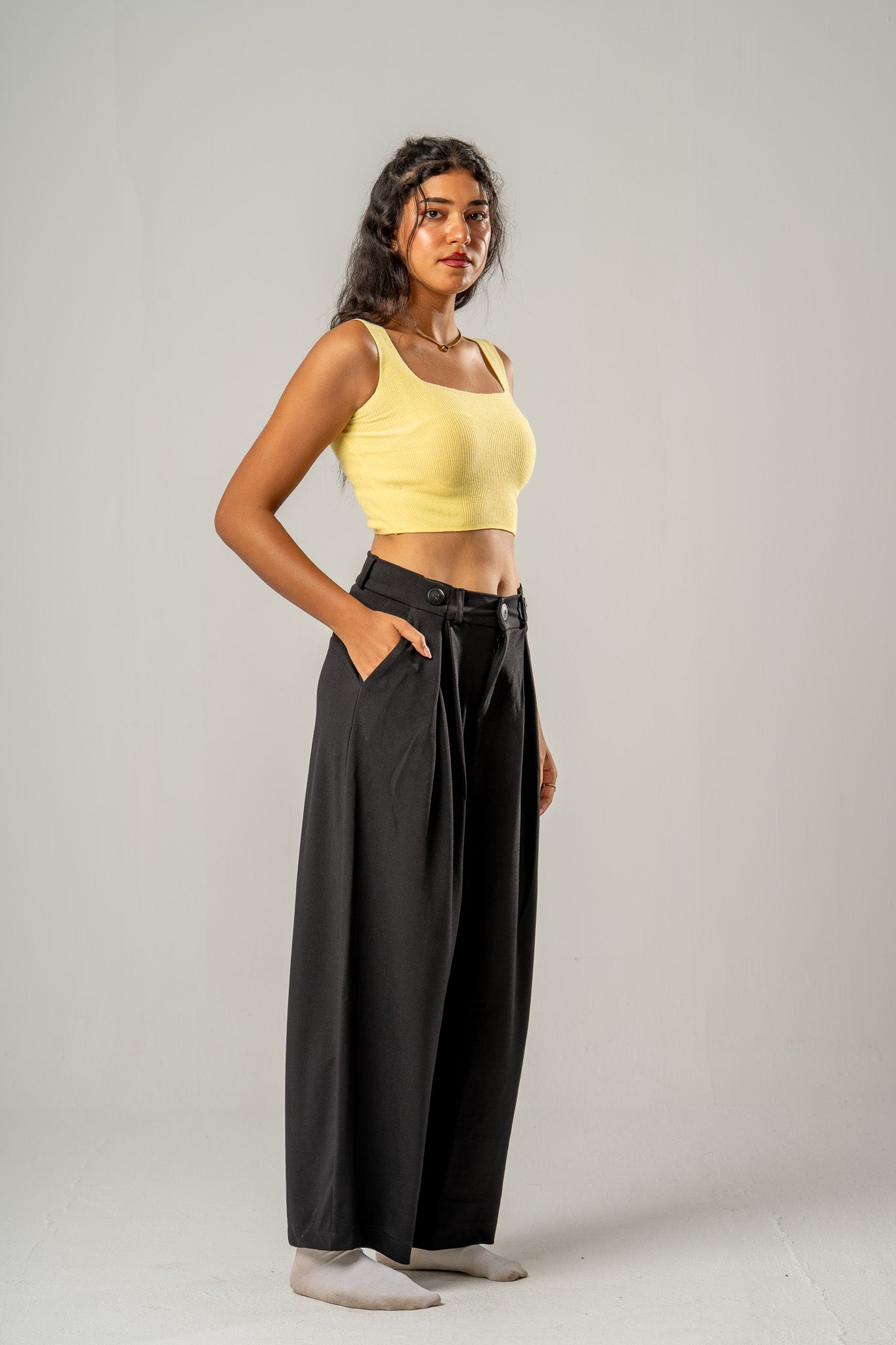 Pleated Pants
